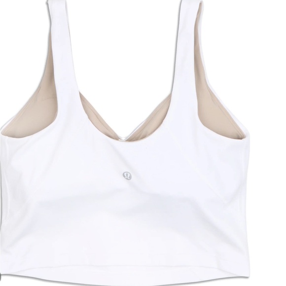 Lululemon White Algin Tank - Picture 2 of 2